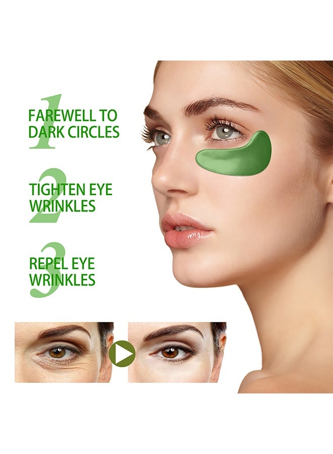 West&Month Seaweed Firming Eye Mask ,Lifts And Lightens Fine Lines Around The Eyes, And Moisturizes Dark Circles With Moisturizing Eye Mask，Suitable For Use Before Making Up ,30 Pairs - Image 4