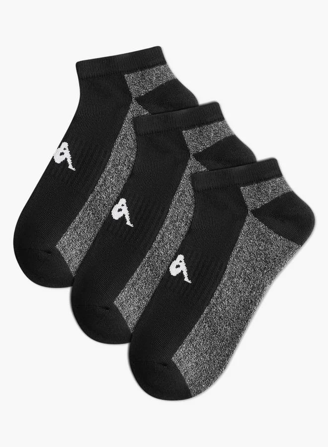 كابا Kappa Men Socks Ankle Length Half Terry - Set of 3