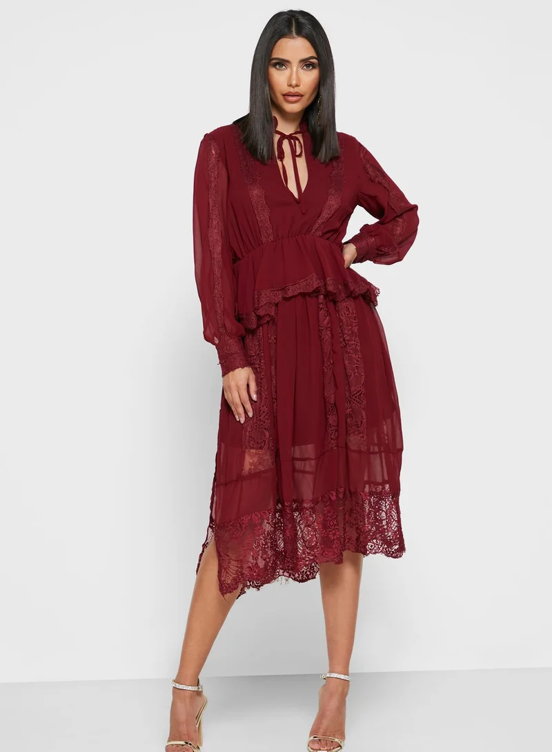 Missguided Lace Detail Dress for Women | Best Price UAE