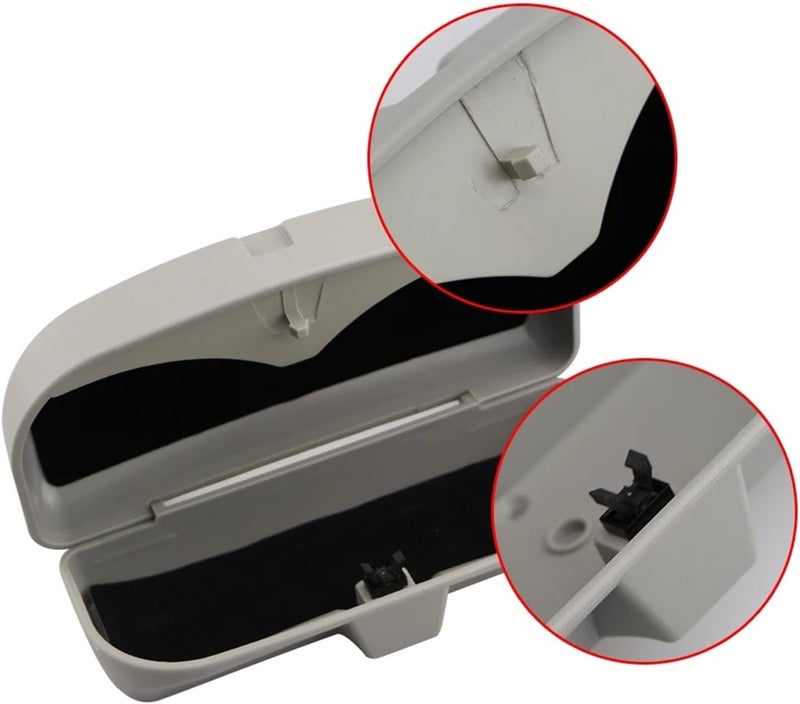 QASULER Car Sunglasses Case Holder - Image 3