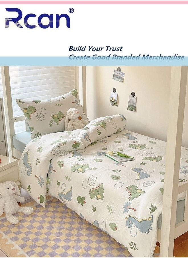 3 Piece School Season Duvet Cover Set College Style Cartoon Print  High Cotton Kids Bedding Quilt Cover Sheet Pillow Covers for Dormitory Single Bed Children's Bed for Boys Girls 150x200cm/ 59x78.7In - pzsku/Z08F19E09B8A7F583CB97Z/45/_/1693297662/7161a532-b45c-44ff-ac24-dbe81f1370f0