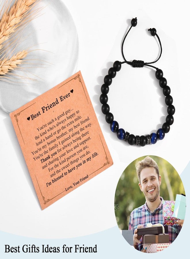 FIEEFX Best Friend Bracelet Gifts Ideas, Best Friend Birthday Christmas Easter Basket Stuffers Graduation Gifts for Male - Image 3