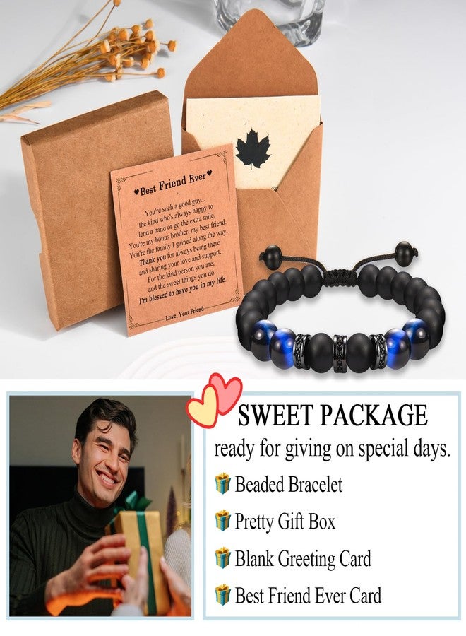 FIEEFX Best Friend Bracelet Gifts Ideas, Best Friend Birthday Christmas Easter Basket Stuffers Graduation Gifts for Male - Image 5