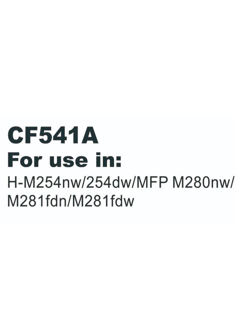 أم كيه إس حبر طابعه CF541A متوافق مع الطابعات  HP Laser Color M254/M281 - Image 2