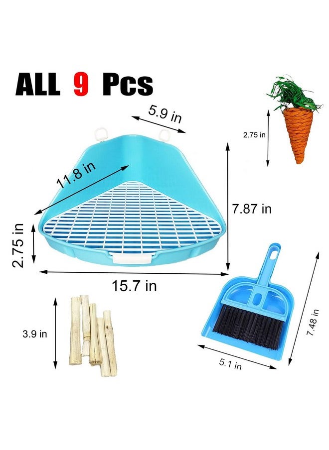 kathson Rabbit Litter Box Bunny Toilet Triangle Potty Trainer Corner Large Bedding Box Pet Pan for Rabbits Chinchillas Ferrets Guinea Pigs Galesaurs(Blue) - pzsku/Z08F1CB59BAAD0913D187Z/45/_/1737032161/b29a27ca-5bbf-46b1-b0e7-114041d28581