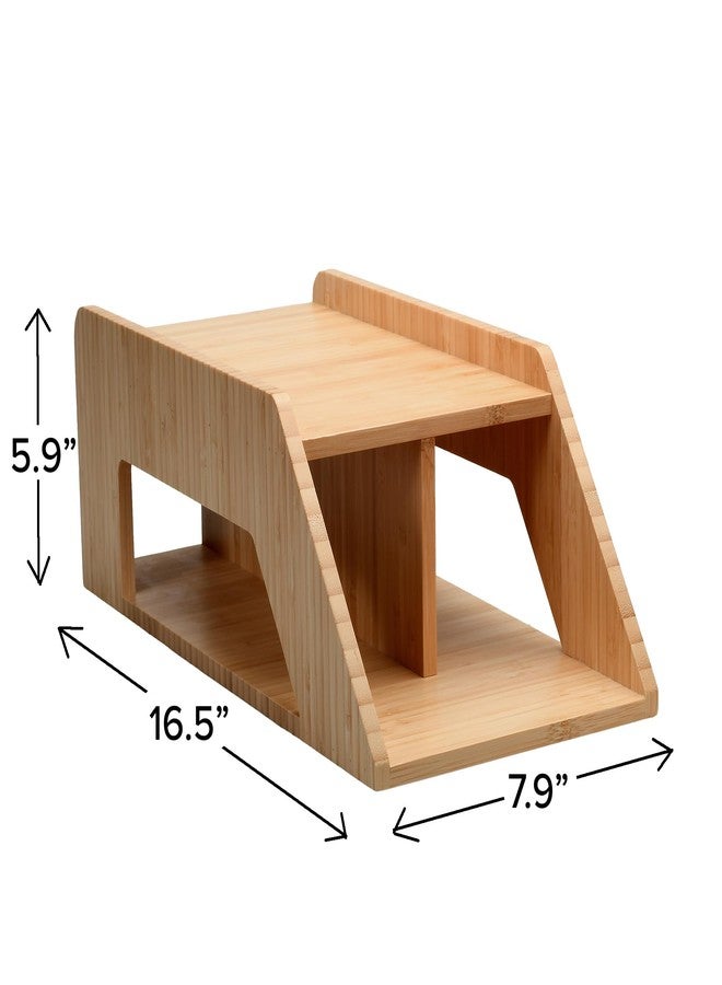 Mobilevision Bamboo Stand for Water Jugs/Large Beverage Jugs for Dispensing Drinks - Image 3