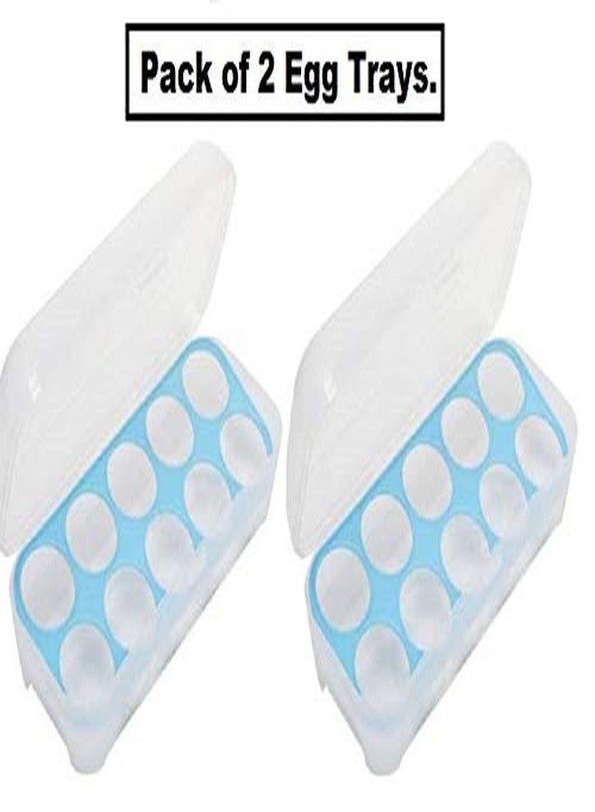 c s m CSM® Eggs Box(Egg-Try-2)/Eggs Storage Box for 10 Eggs.(Pack of 2). - Image 2