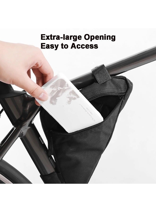 شيبشيب حقيبة إطار الدراجة، حقيبة دراجة جبلية للطريق والدراجات الجبلية، حقيبة تخزين خفيفة الوزن لركوب الدراجات - Image 5