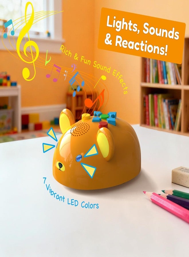 Apitor Robot Bear Screen-Free Coding Robot for Kids Ages 3-5, First Coding Toy with Lights, Sounds & Alphabet Map, STEM Learning Toy Birthday Gift for Boys & Girls - Image 3