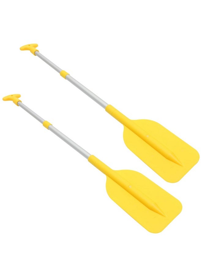 BESPORTBLE Sup Paddles Aluminum Alloy Telescopic Boat Oars For Summer Outdoor Water Canoe Kayak Surfing Paddle Supplies 54106Cm (Yellow)  - Image 1