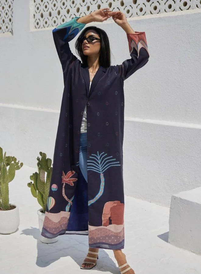 The Untitled Project The Alula Horizon - Abaya & Scarf Set