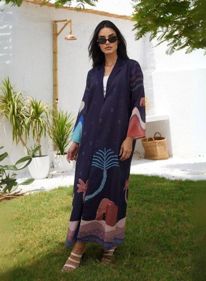 The Untitled Project The Alula Horizon - Abaya & Scarf Set