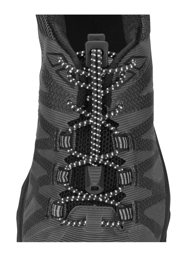 NATHAN Ns1171 Run Laces Reflective Black One Size - Image 1