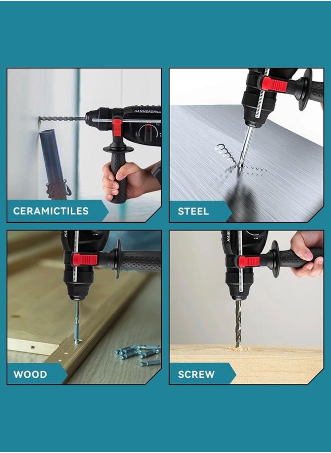 Hammer 26 MM 900 RPM/ 110-220V / 50-60Hz 3 Speeds Forward/Reverse 5 Accessories and Tool Boxes