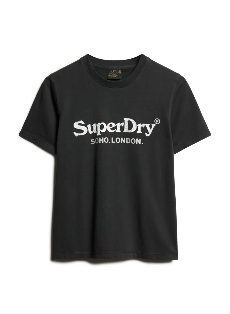 METALLIC VENUE RELAXED TEE
