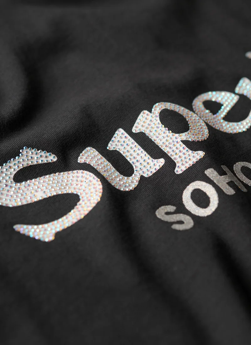 Superdry METALLIC VENUE RELAXED TEE