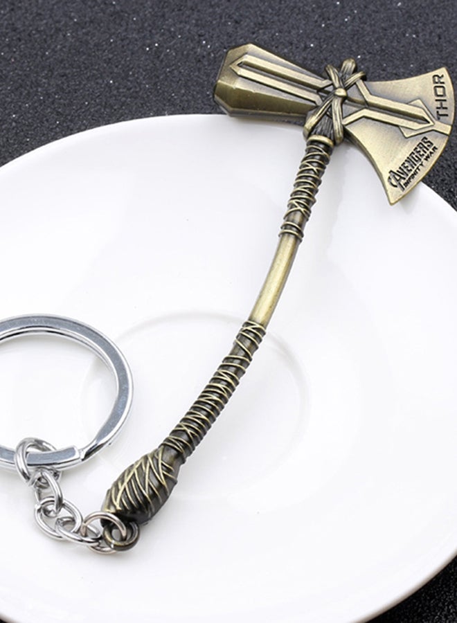 NIBEMINENT Thor Hammer Keychain Bronze - Image 5
