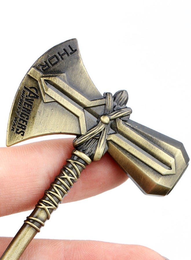 NIBEMINENT Thor Hammer Keychain Bronze - Image 2
