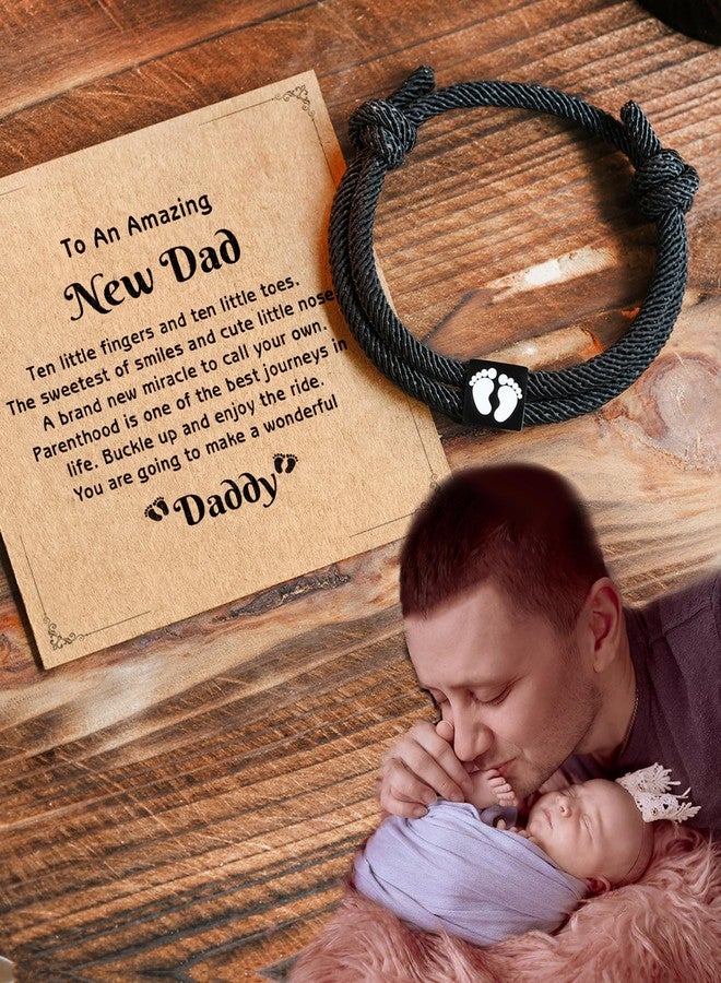 Shonyin New Dad Gifts First Time Expecting First Time Dad Gifts, Valentines Day Gift Daddy Bracelet Daddy to Be First Time Fathers Day Christmas - Image 5