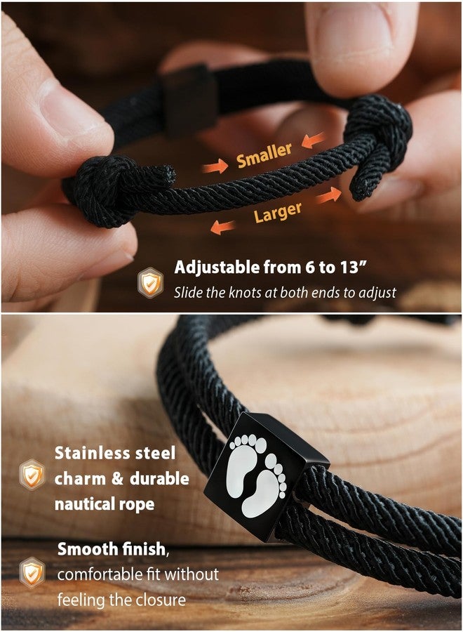 Shonyin New Dad Gifts First Time Expecting First Time Dad Gifts, Valentines Day Gift Daddy Bracelet Daddy to Be First Time Fathers Day Christmas - Image 4