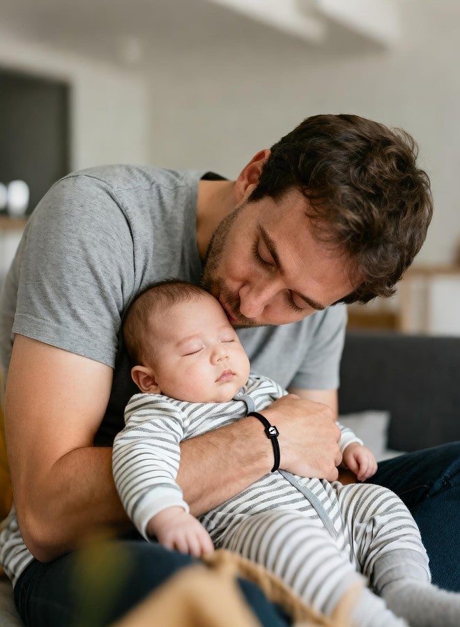 Shonyin New Dad Gifts First Time Expecting First Time Dad Gifts, Valentines Day Gift Daddy Bracelet Daddy to Be First Time Fathers Day Christmas - Image 3