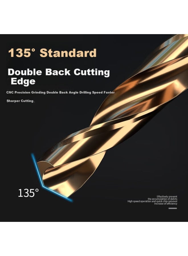 Huhao M43 Cobalt Carbide Twist Drill Bit Set For Drilling Iron Alloy Stainless Steel With Electric Drill Bit - Image 2