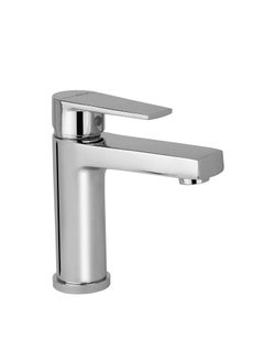 Hindware Italian Collection F360011CP Single Lever Basin Mixer for Bathroom | Made of Brass | Deck Mount | Mirror-Like Chrome Polished Finish | Element | 12-Year Manufacturer Warranty