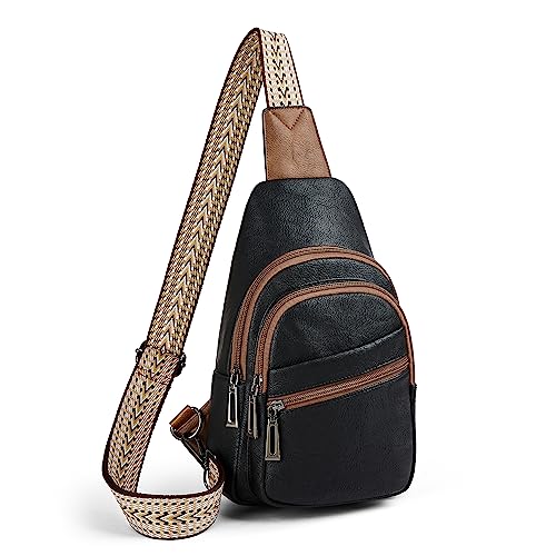 Mroede Sling Bag Crossbody Bags for Women Small Cross Body Bag Fanny Packs Chest Sling Purse for Daily Travel Leisure Sport - Image 1