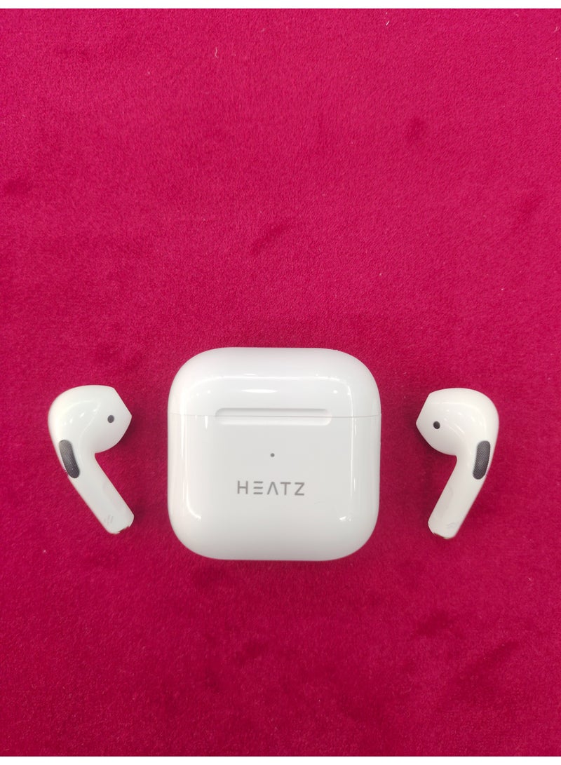 هيتز سماعات Heatz ZB91 اللاسلكية – أبيض | سماعات بلوتوث مع مستشعر لمس، صوت جهير عميق، عمر بطارية طويل وميكروفون مدمج – للموسيقى والألعاب والمكالمات - Image 4