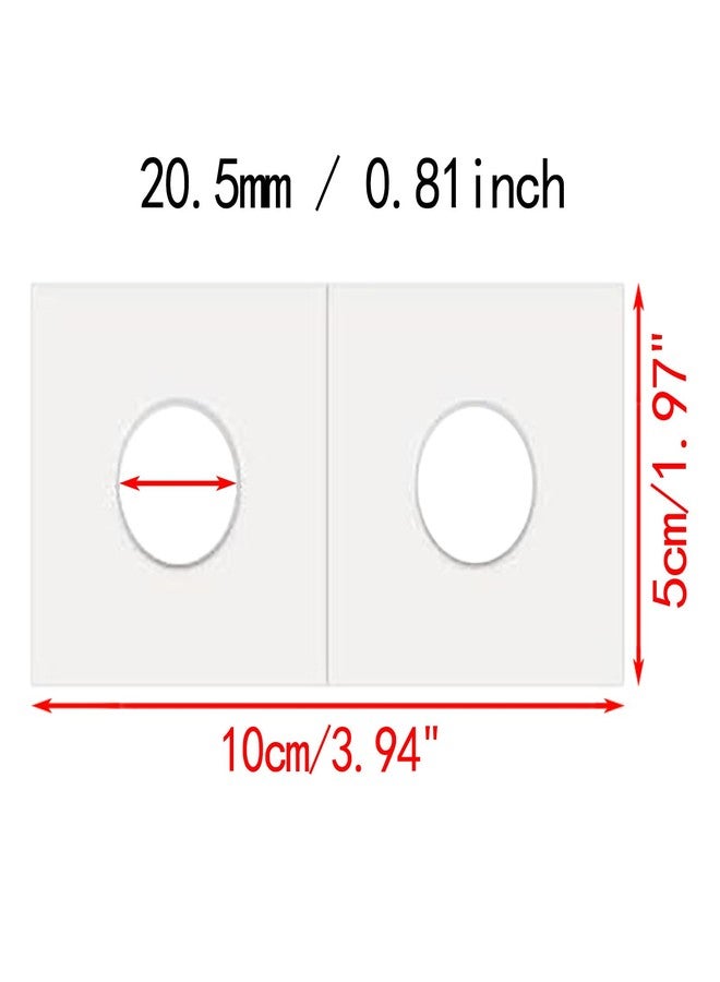 Xxmbbjy 300 Pieces 20.5mm Premium Cardboard 2 x 2 inch Coin Flips Coin Collection Supplies for Penny, Mylar Coin Flips Coin Holders for Coin Collecttion (Penny Coin Flips) - Image 2
