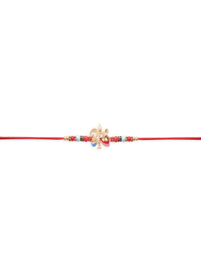 NGEL Rakshabandhan Designer Rakhi for Brother || Rakhi with Greeting Card || Fancy Design Rakhi || Exclusive Rakhi Collection (Pack of 1) (Bro) - Image 4