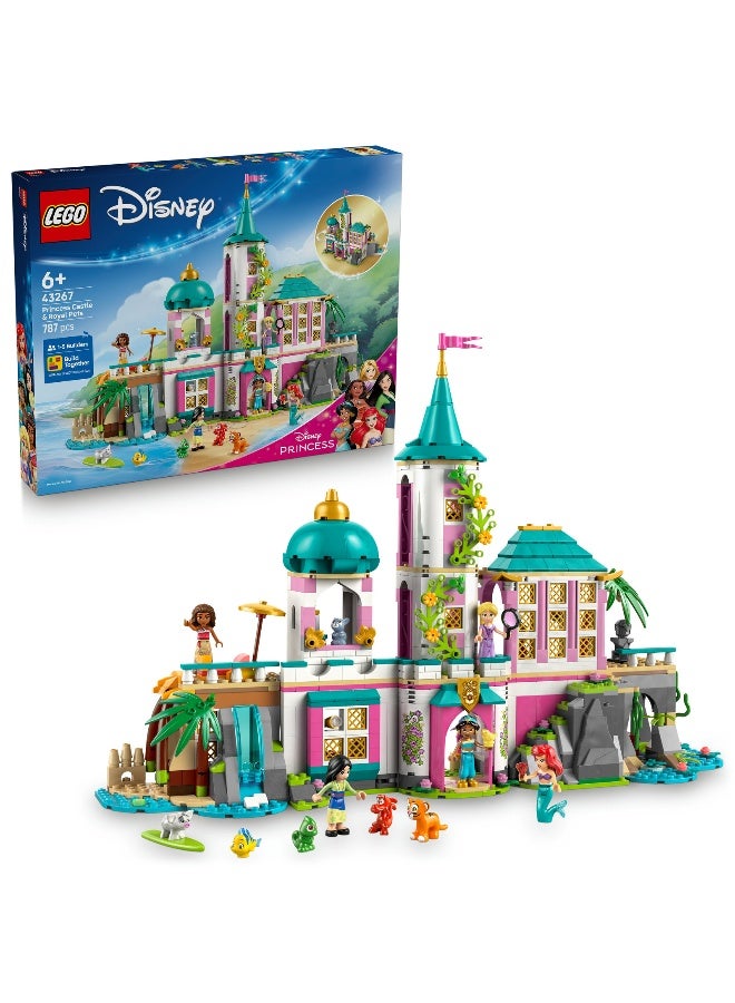 LEGO Disney Princess Castle & Royal Pets 43267 Building Set (787 Pieces) - Image 1