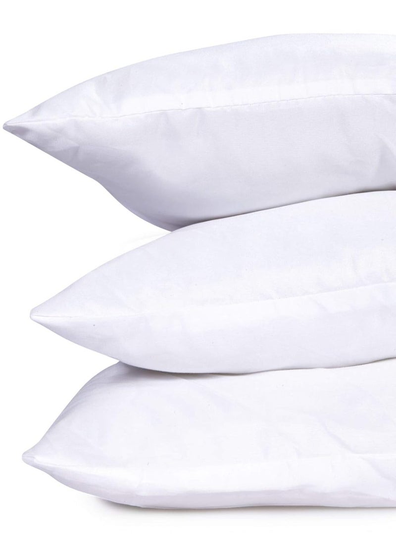 Bianca BIANCA Ultra Fluffy Soft Microfiber Cushion Insert Filler -2pc 14 X 14 (Allergy-Guard) | Ultra Soft & Fluffy Micro-Fiber | Cushion Insert-Filler Solid-White  - Image 4