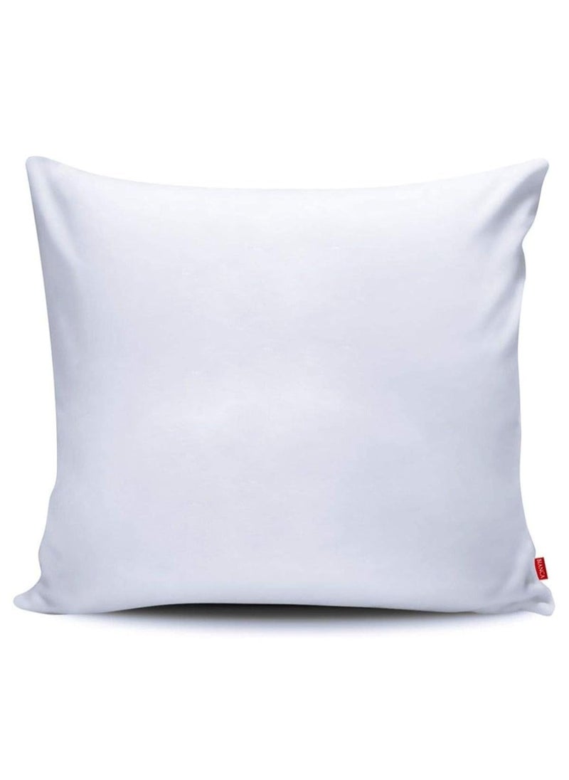 Bianca BIANCA Ultra Fluffy Soft Microfiber Cushion Insert Filler -2pc 14 X 14 (Allergy-Guard) | Ultra Soft & Fluffy Micro-Fiber | Cushion Insert-Filler Solid-White  - Image 3