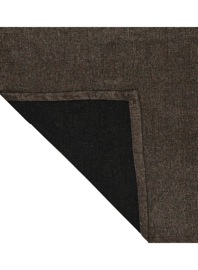 FRESH FROM LOOM FRESH FROM LOOM Unstiched Jute Plain Solid Fabric Rich Cloth For Sofa Fabric - Cushion - Table Cloth - Curtain Fabric (Lenth X Width - 197 X 55 Inch/500 X 140 Cm - 5 Meter | Coffee) - Image 4