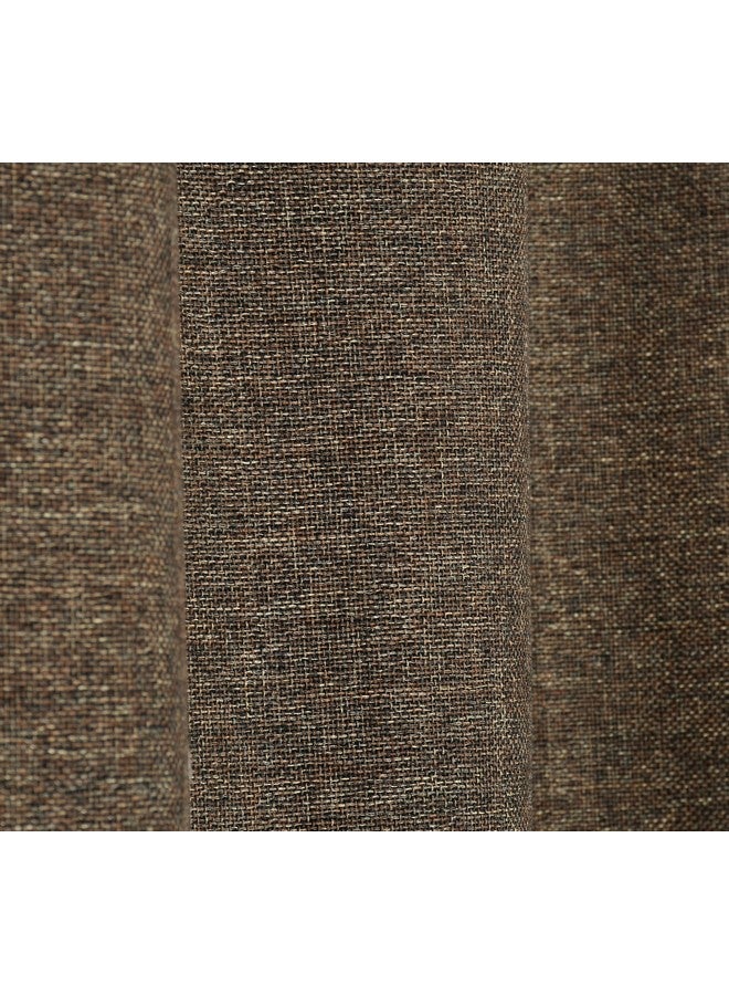FRESH FROM LOOM FRESH FROM LOOM Unstiched Jute Plain Solid Fabric Rich Cloth For Sofa Fabric - Cushion - Table Cloth - Curtain Fabric (Lenth X Width - 197 X 55 Inch/500 X 140 Cm - 5 Meter | Coffee) - Image 3
