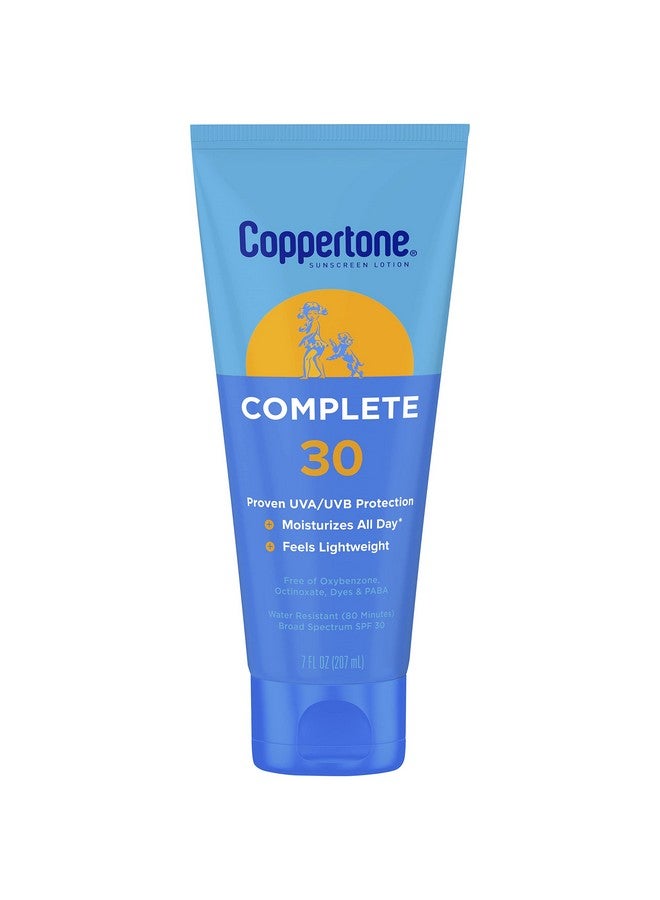 لوشن واقي الشمس الكامل Spf 30، خفيف الوزن، مرطب، واقي من الشمس، مقاوم للماء، واقي من الشمس للجسم، Spf 30، أنبوب 7 أونصة سائلة - Image 1