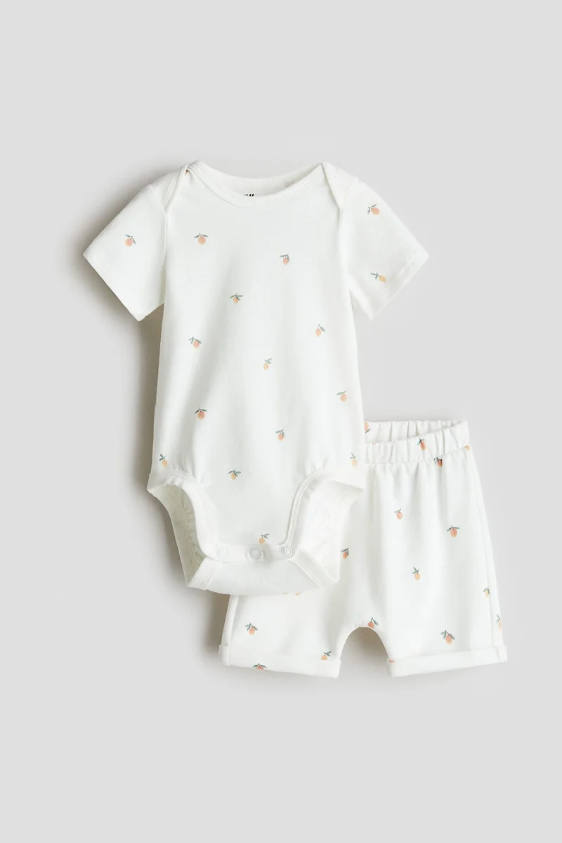 اتش اند ام 2-piece cotton set