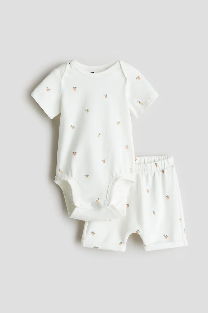 اتش اند ام 2-piece cotton set