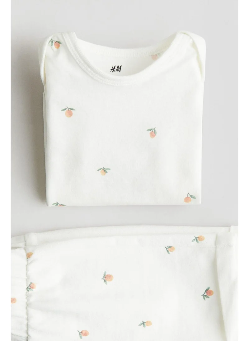 اتش اند ام 2-piece cotton set