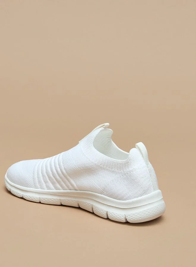 داش Boys Textured Slip On Sports Shoes