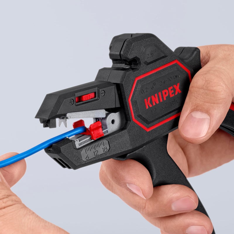 KNIPEX Automatic Wire Stripper 10-24 AWG, 7.25 - Image 3