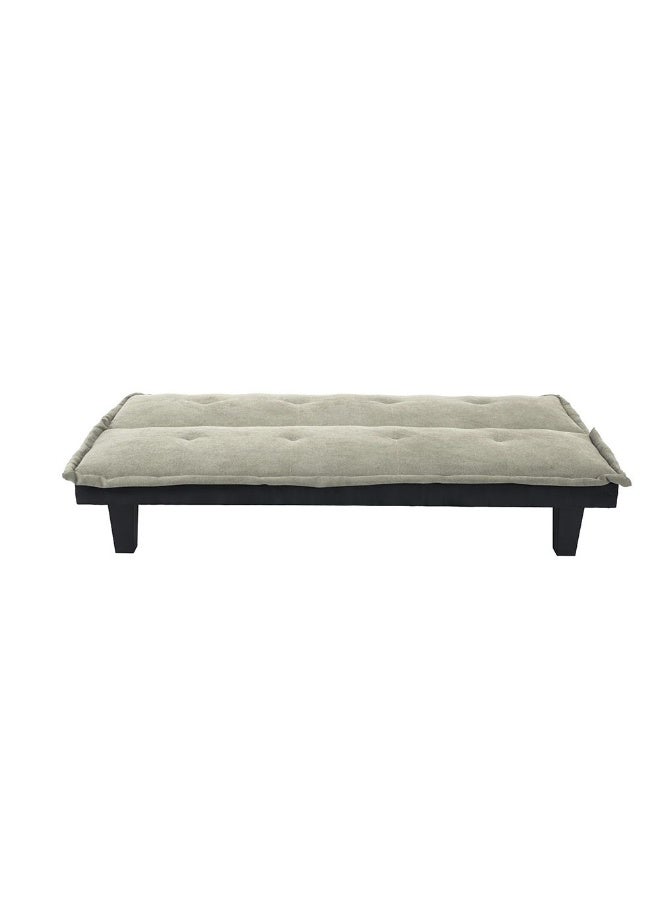 DANUBE HOME V2 Manolo Fabric Sofabed | Convertible Sleeping Sofa Bed | Comfortable Living Room Furniture L165xW80xH73cm - Beige - Image 5