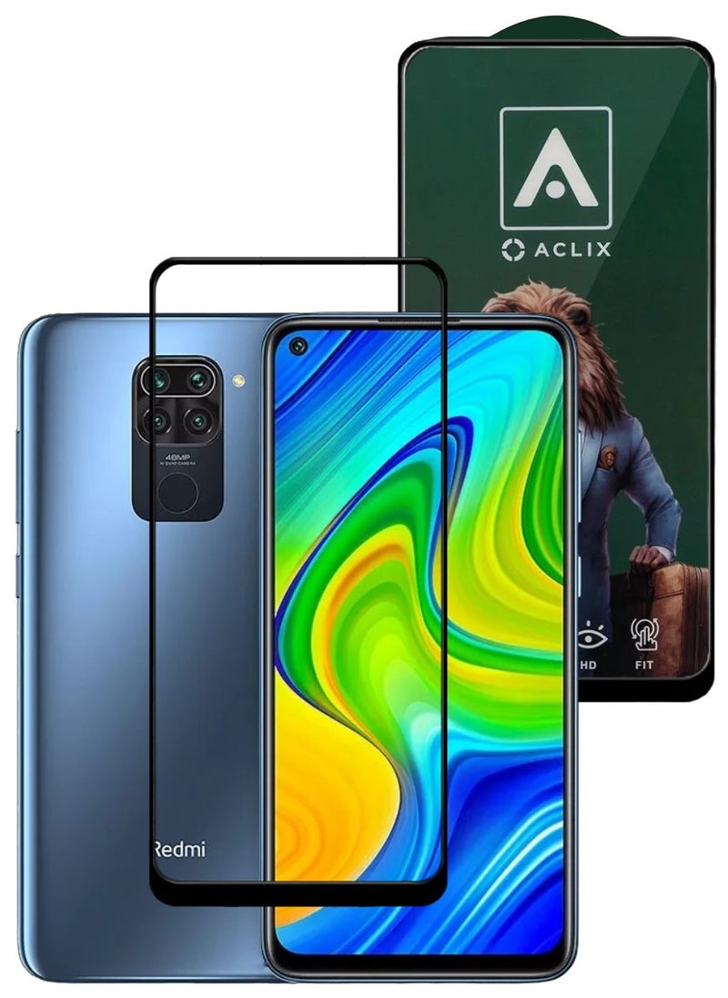 ACLIX Antistatic ESD Dustproof Premium Quality High Definition Tempered Glass Screen Protector Designed For Xiaomi Redmi Note 9 - Image 1