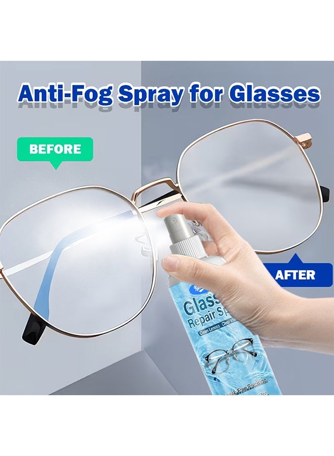 KineShineX Glasses Repair Spray - Glass Scratch Remover for Eyeglasses, Sunglasses, Camera Lens & Phone Screens, 120ml Portable Lens Cleaning & Restoration Liquid for Clearer Vision - Image 5
