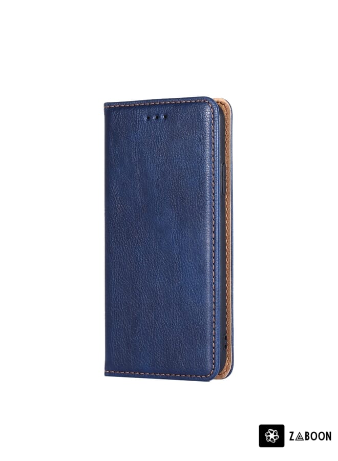 Zaboon Protective Case For Honor 50 Pro Gloss Oil Solid Color Magnetic Leather - Image 2