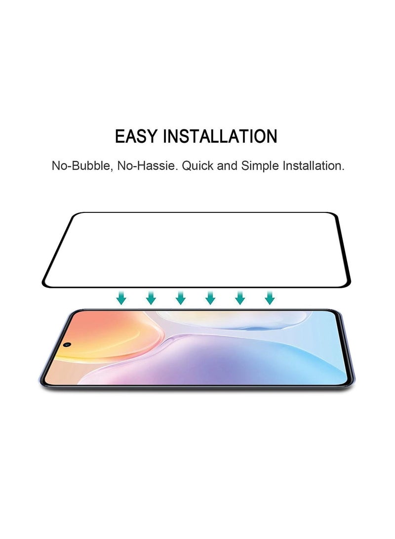 general 3D Tempered Glass Screen Protector For Vivo X70 Black - Image 5