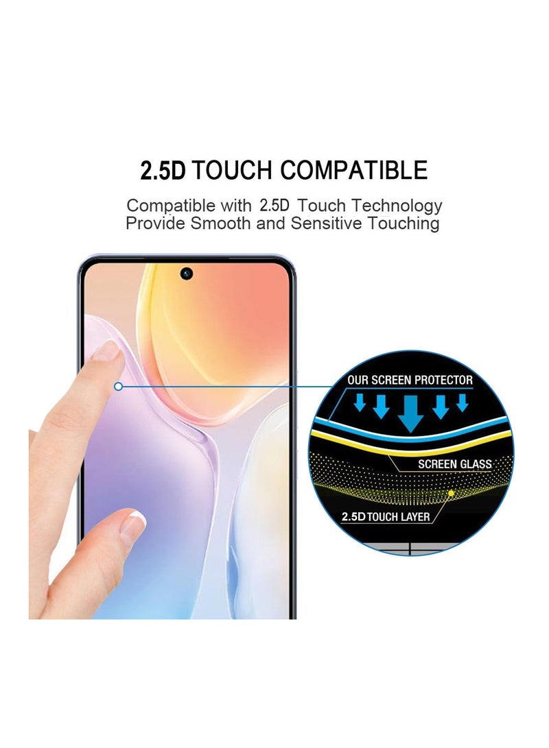 general 3D Tempered Glass Screen Protector For Vivo X70 Black - Image 4