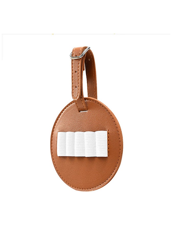 Generic Leather Golf Bag Tag with 10 Tees Set for Women Men Belt Storage  - Image 2