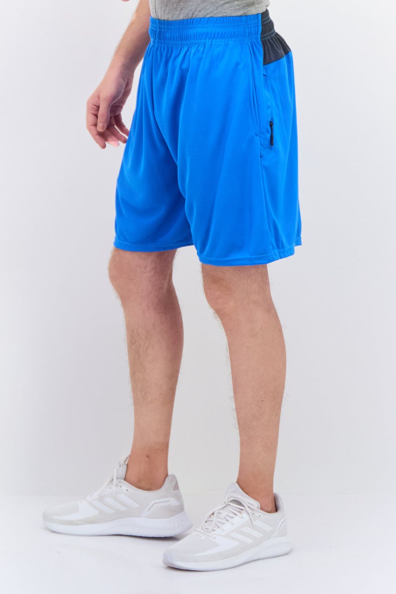Cougar Sport Men Sportswear Fit Plain Training Shorts, Blue  - Image 2